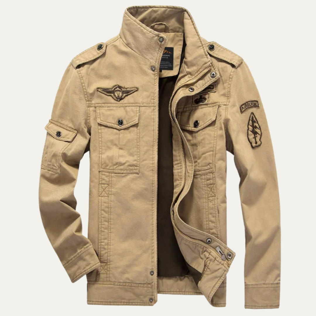 Freja Andersen | Herre afslappet Multi Pocket Windproof Hunting jakke