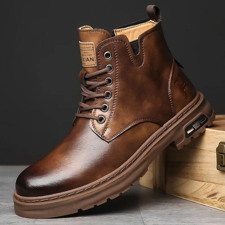 Lipari | Herre Durable Non Slip læder Ankle støvler