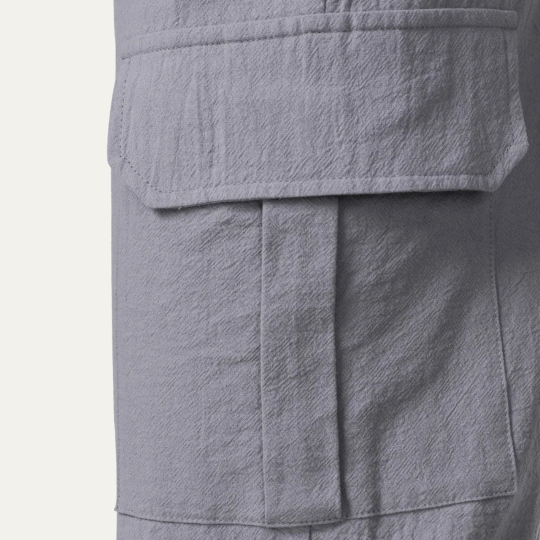 Silverridge | Herre løs pasform Multi Pocket bomuld blød Cargo bukser