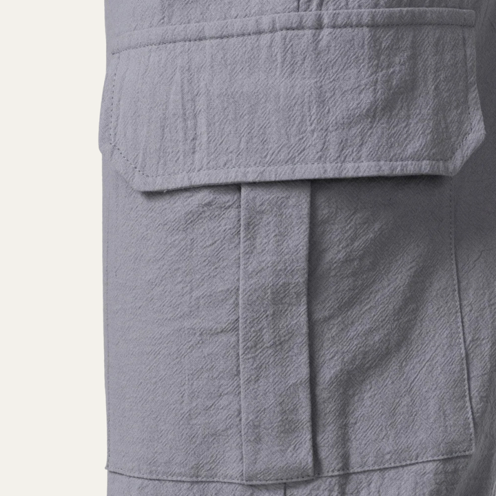 Silverridge | Herre løs pasform Multi Pocket bomuld blød Cargo bukser