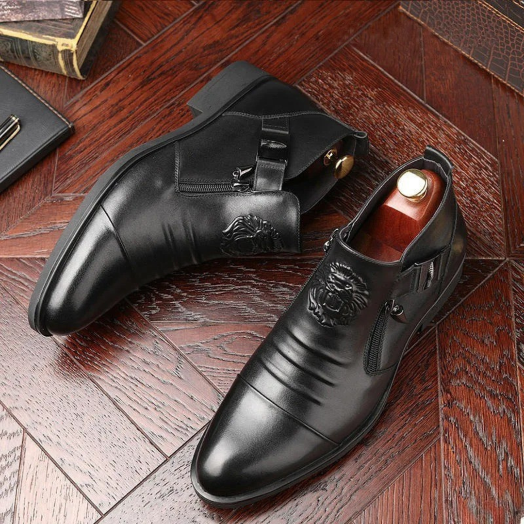 Barbaresco | Herre Pointed Toe læder Ankle støvler