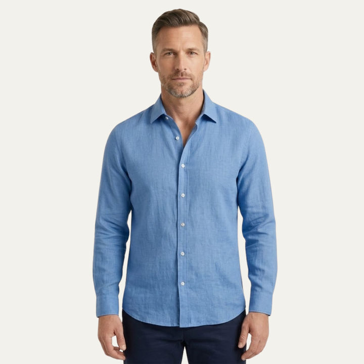 Pinehurst Ridge herre let sommer Beach hør skjorte