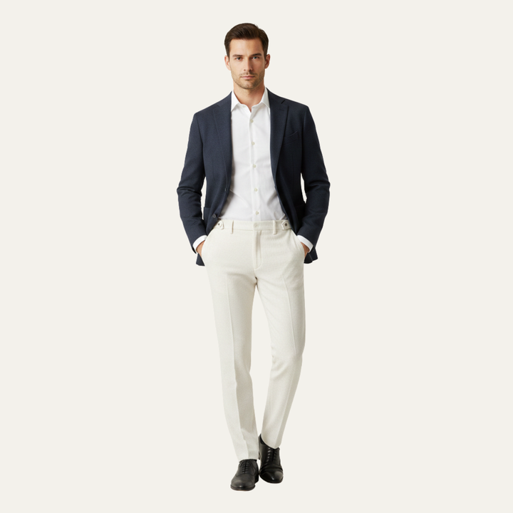 Freja Andersen | Herre Elegant slim fit business jakkesæt bukser