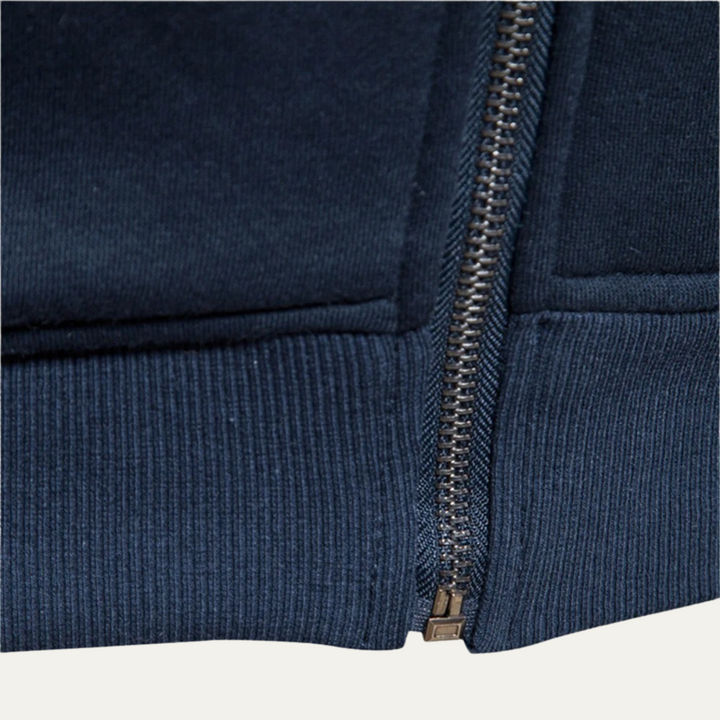 Freja Andersen | Herre afslappet let Zip Up jakke