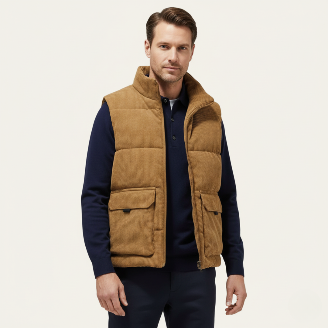 Freja Andersen | Herre fløjl Lighweight quiltet Gilet