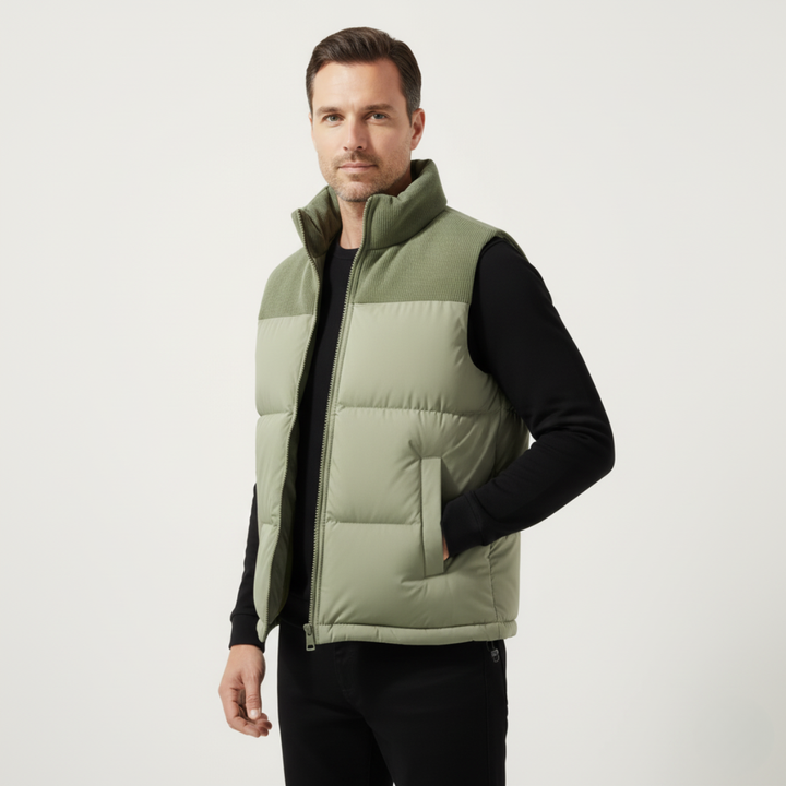 Port Isaac herre Stylish quiltet puffer Gilet