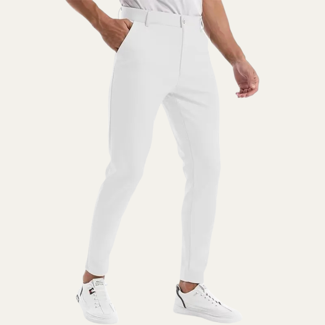 Freja Andersen | Herre slim fit afslappet business pæne bukser
