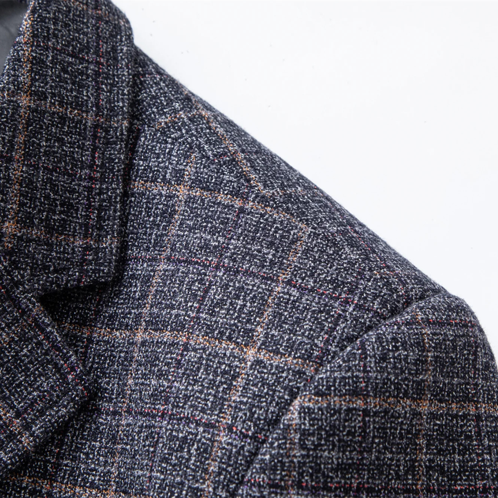 Freja Andersen | Herre Plaid stribet business afslappet Work jakke