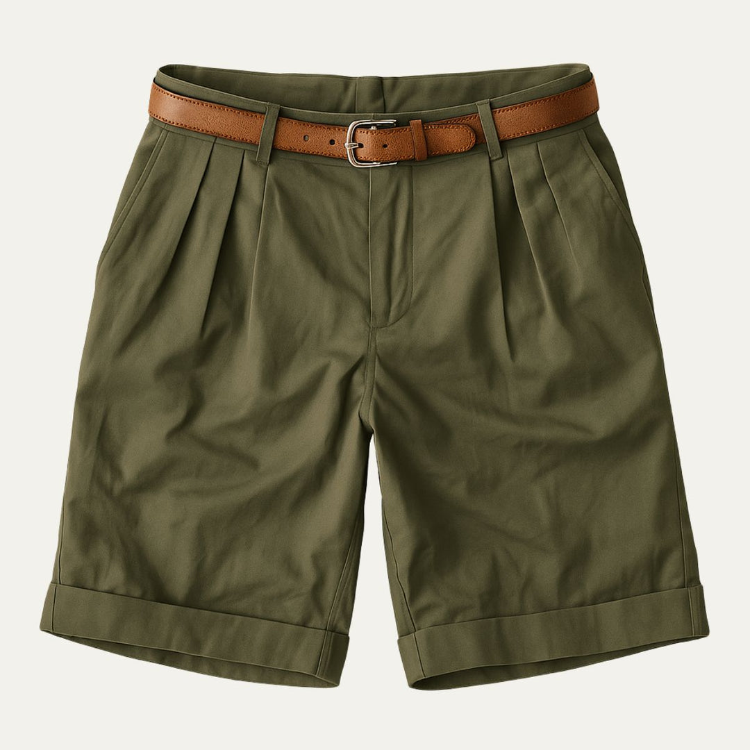 Henwick hør shorts - skræddersyet sommer shorts til mænd