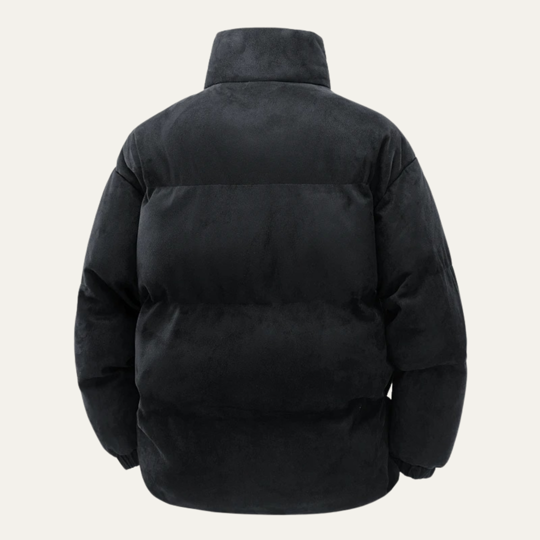 San Casciano herre ruskind vinter bomuld Padded pufferjakke