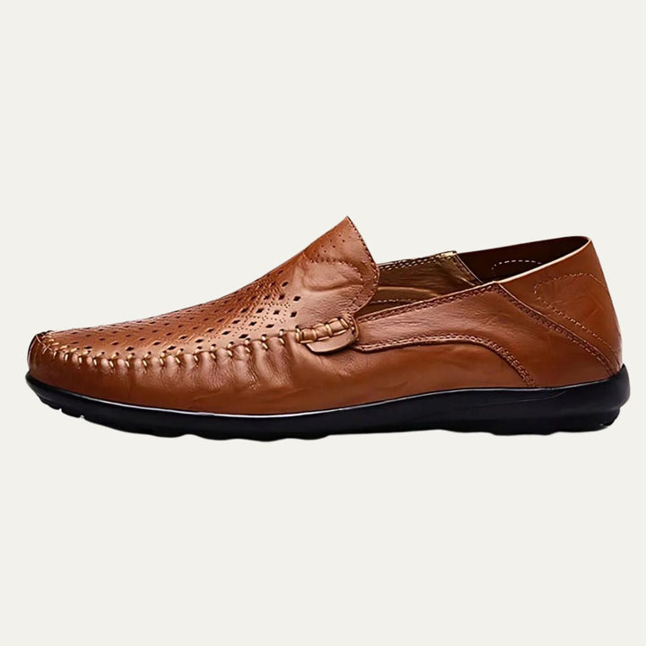 Palermo læder loafers - åndbar sommer Slip On sko