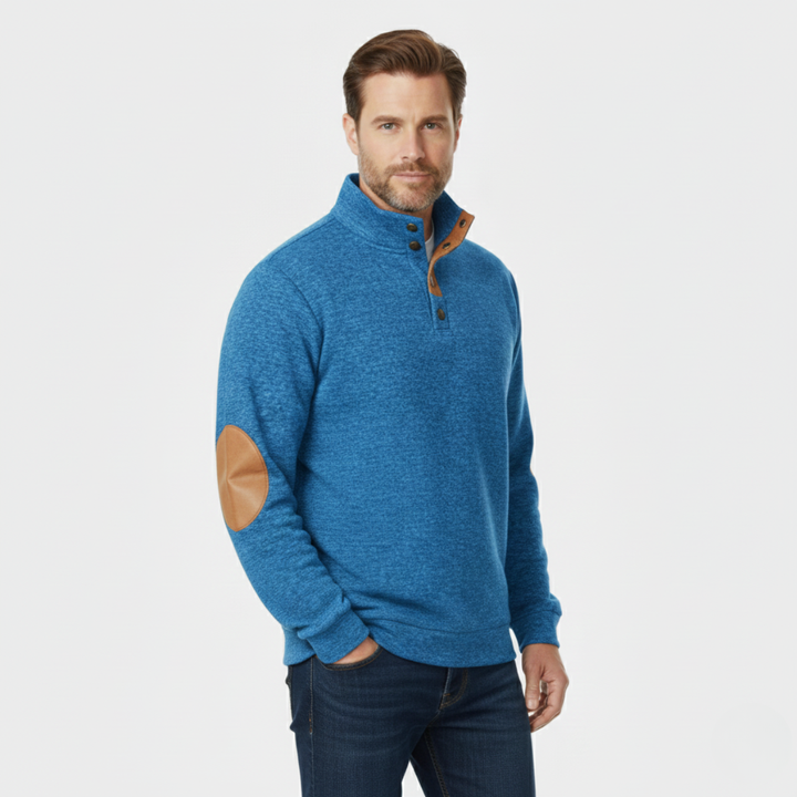 Tarvisio | Herre strikket Heritage trøje med Elbow Patches