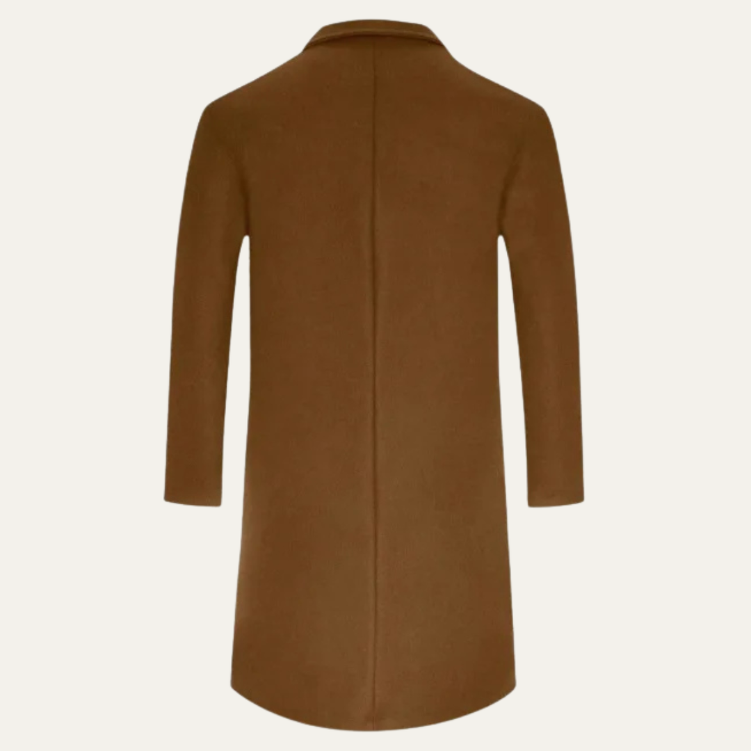Freja Andersen | Herre klassisk vinter slim fit uld Overcoat