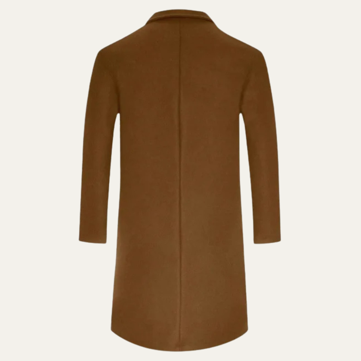 Freja Andersen | Herre klassisk vinter slim fit uld Overcoat