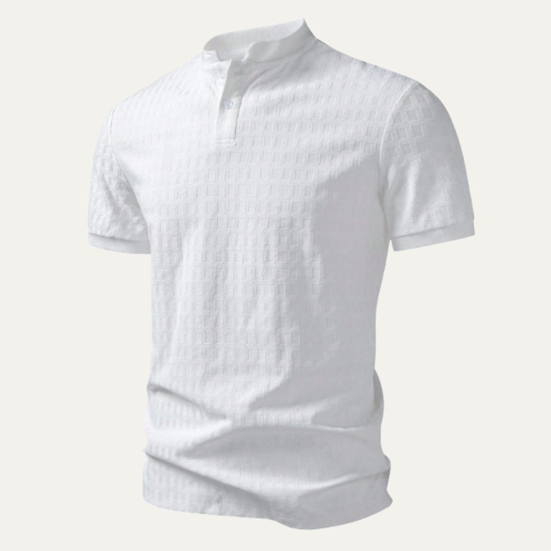Oakridge Hill herre klassisk tekstureret sommer poloshirt