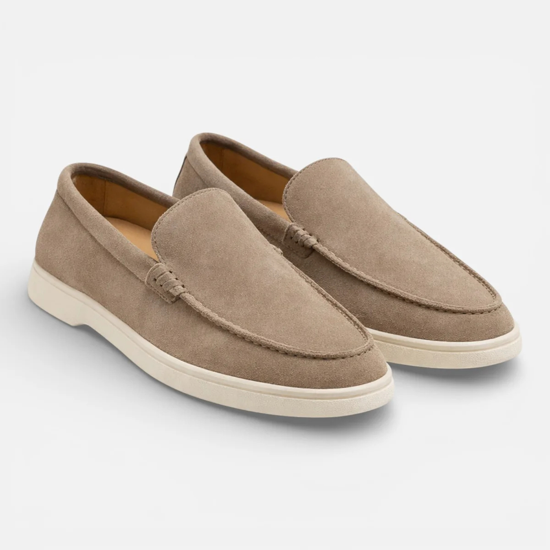 Albright | Herre Slip On ruskind loafers