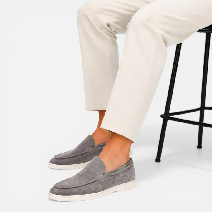 Freja Andersen | Herre ruskind afslappet loafers