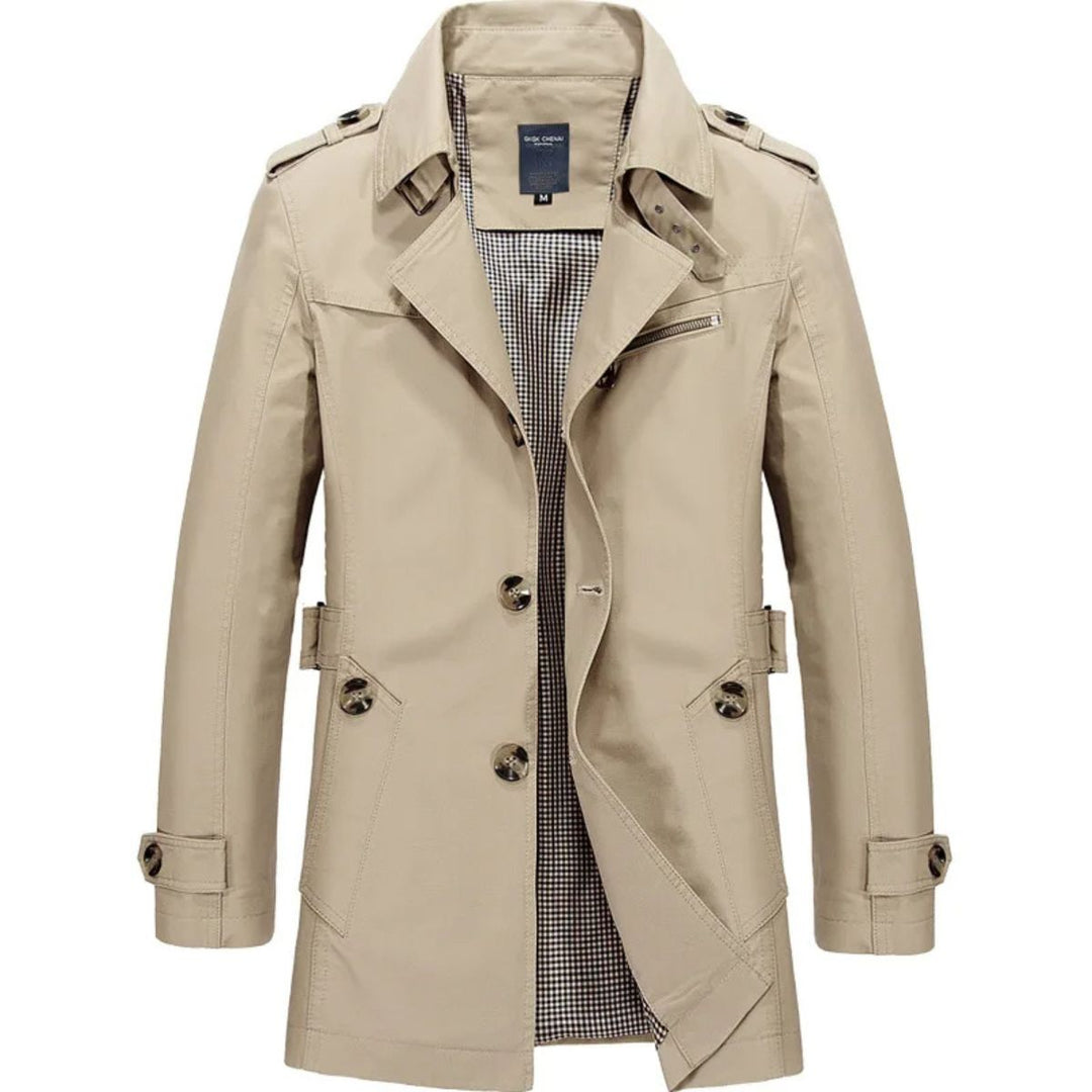 MauroIcardi elegant og stilfuld trenchcoat til mænd