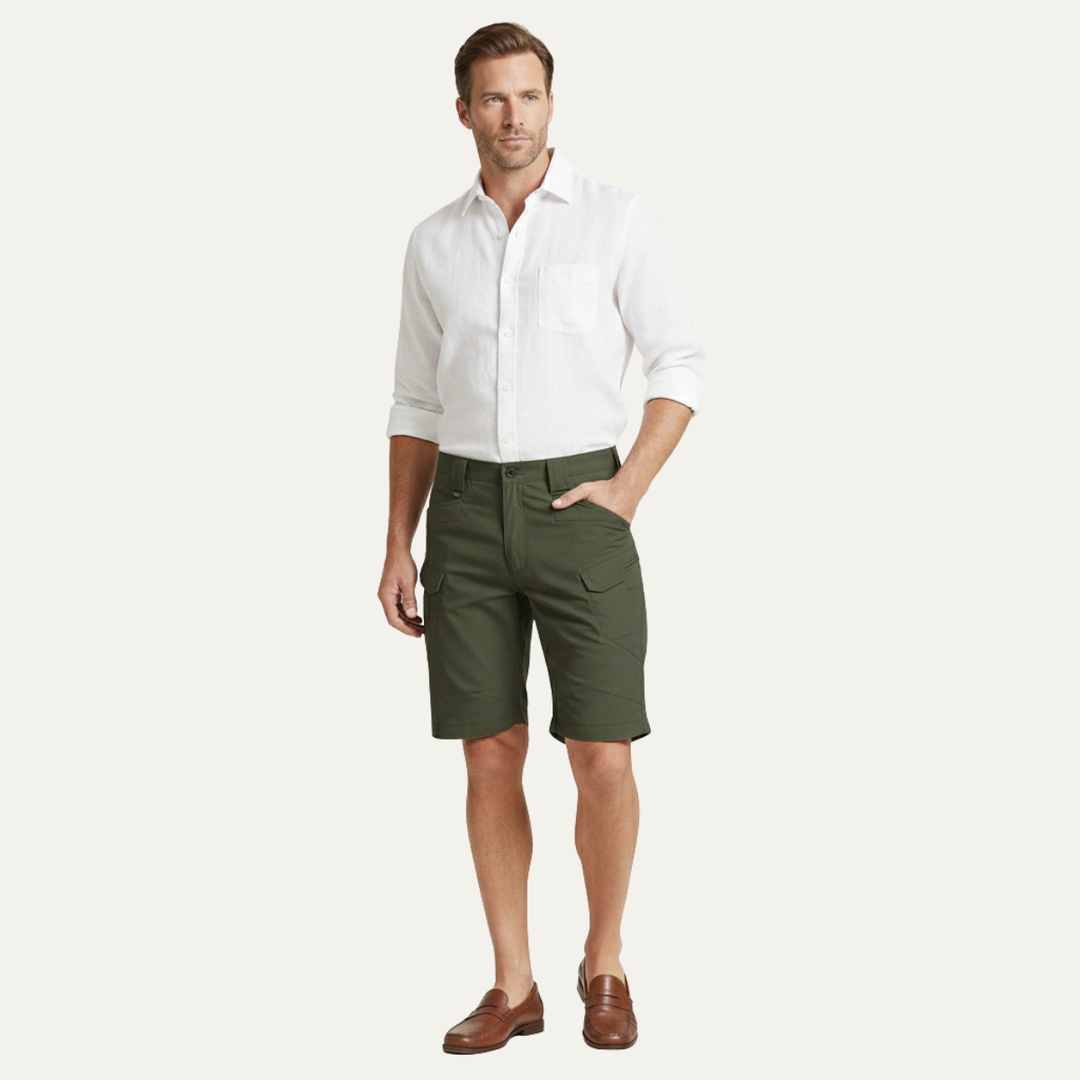 Freja Andersen | Herre Practical afslappet sommer Cargo Utility shorts