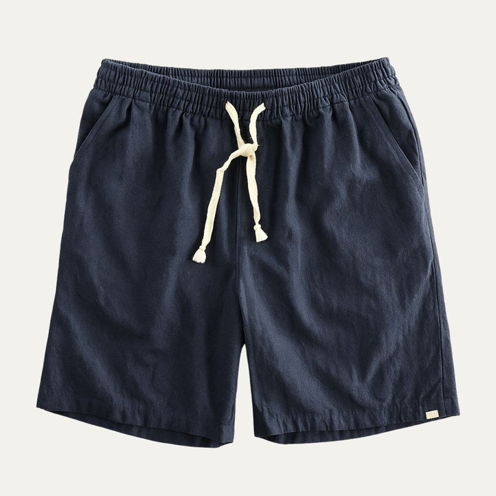 Rowley hør shorts - snøre shorts til mænd