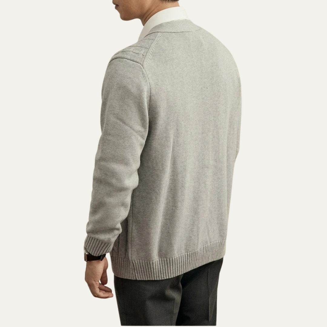 Heathmoor | Herre Stylish V-hals strik vinter cardigan