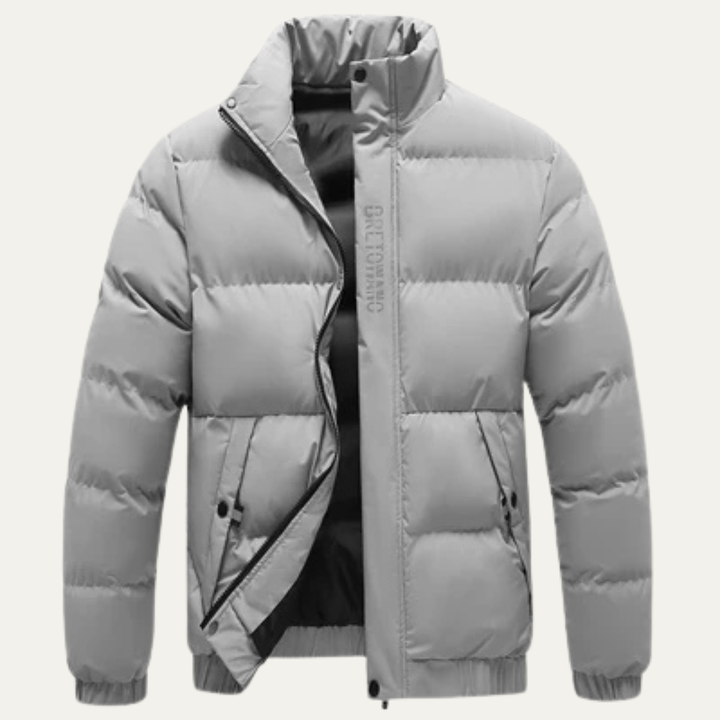 Freja Andersen | Herre vinter pufferjakke - varm tyk Padded frakke