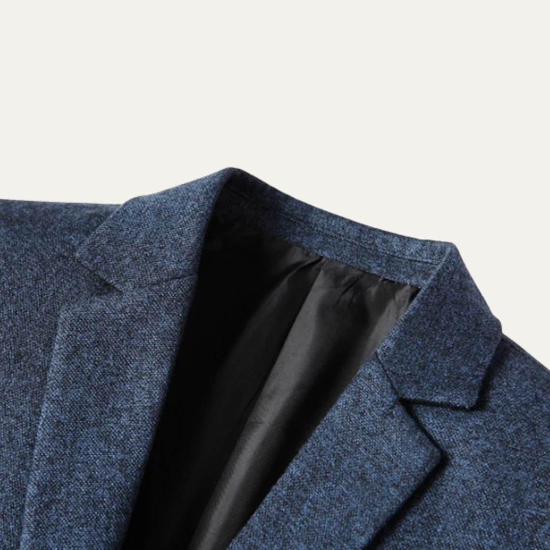 Freja Andersen | Herre slim fit nedfaldskrave jakkesæt business blazer
