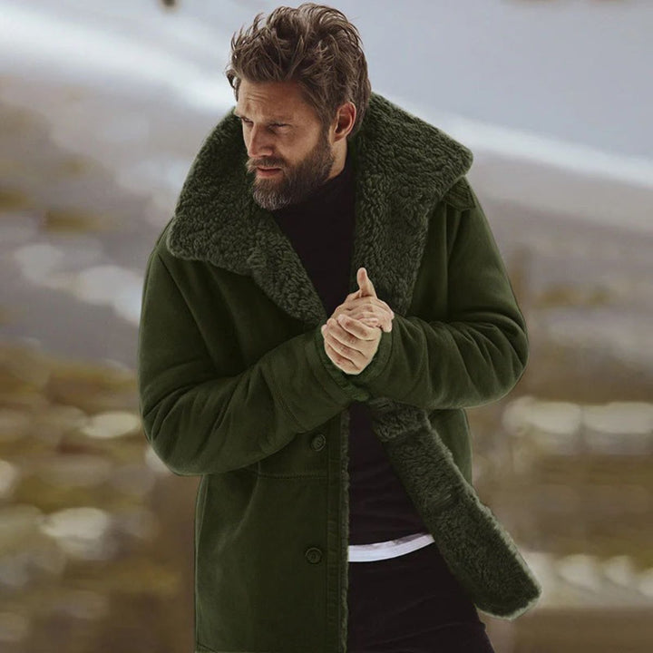 Aspen Shearling frakke - herre klassisk vinter Overcoat