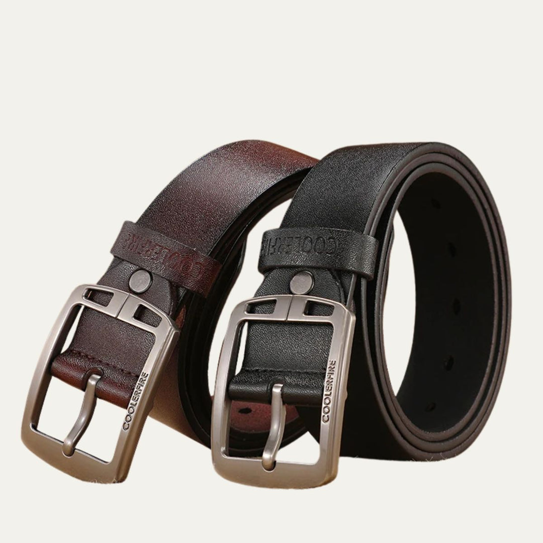Hadlow bælte - Genuine Cowhide, moderne vintage Style