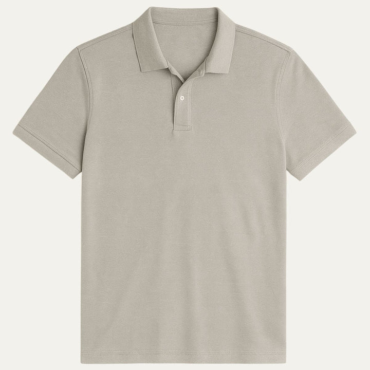 Corsica hvid poloshirt til mænd - Timeless Old Money Style