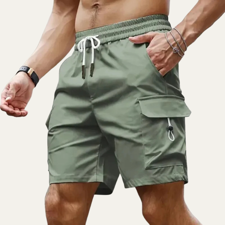 Freja Andersen | Herre let afslappet sommer Utility shorts