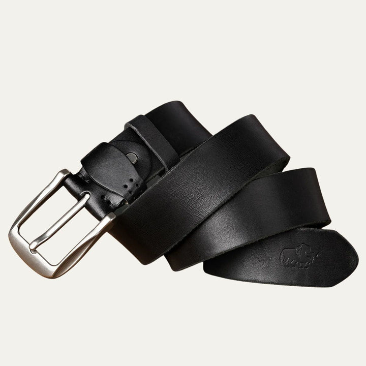 Farnham bælte - klassisk Cowhide læder, Hand-Finished