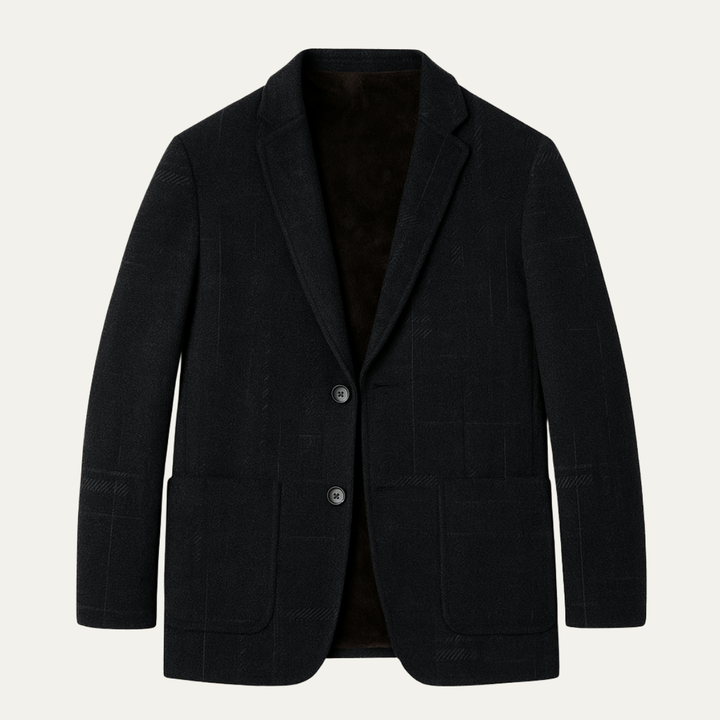 Freja Andersen | Herre stilren business blazer med varm blødt foer