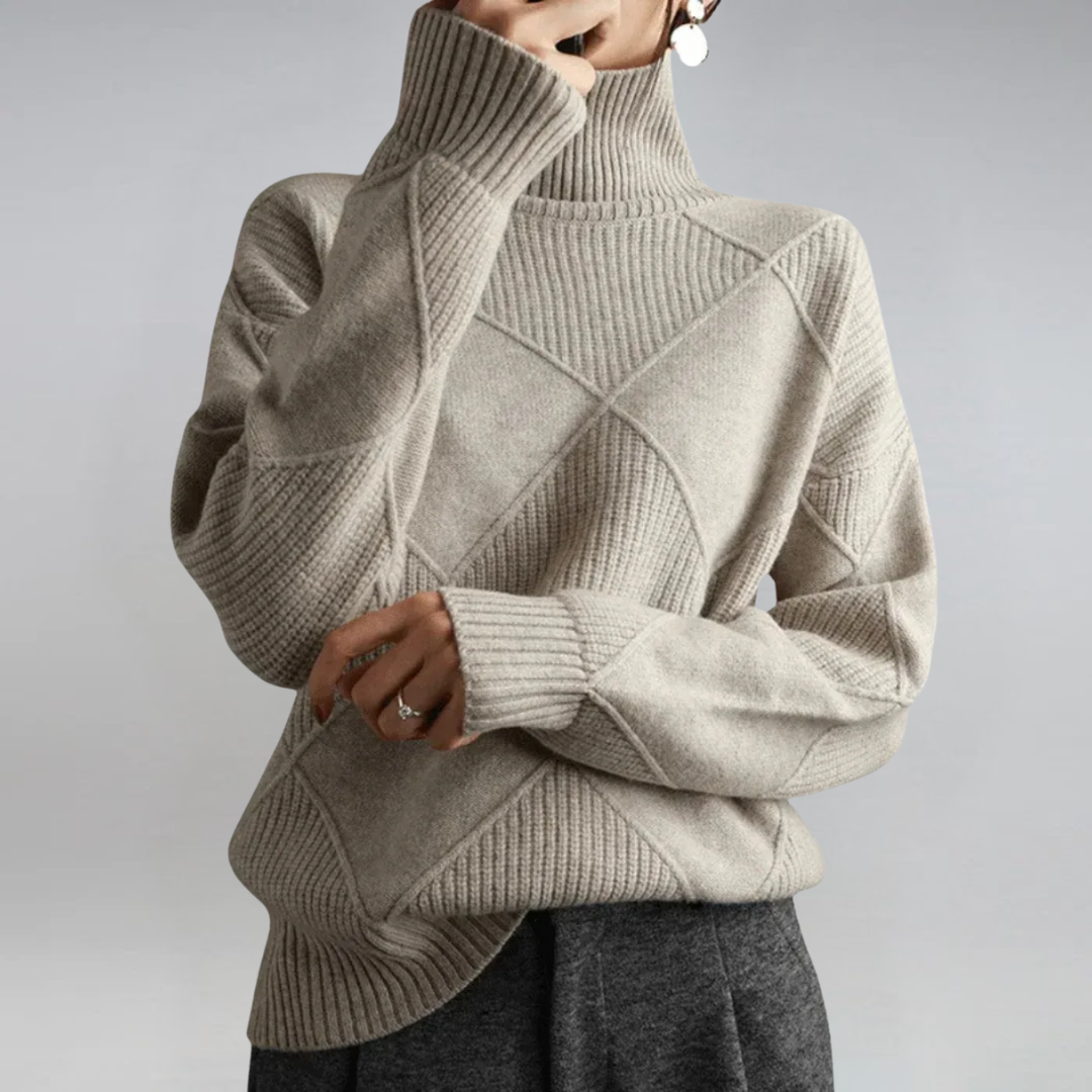 Carol | Cashmere Luxe rullekravetrøje — 1