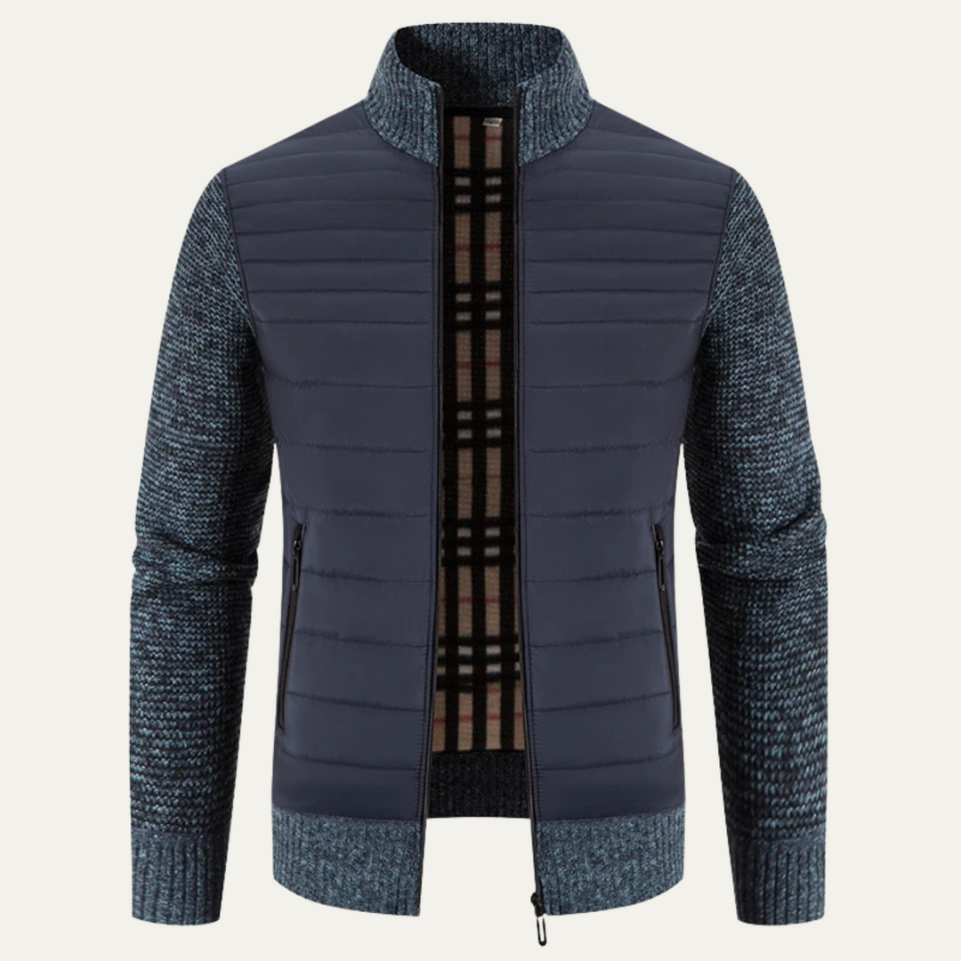 Freja Andersen | Herre strik vinter Fleece jakke