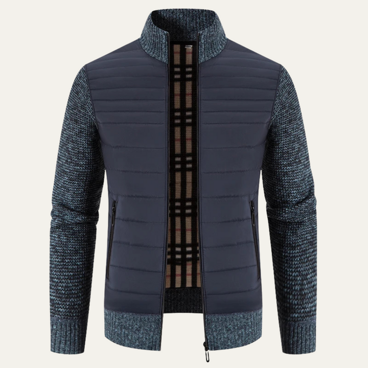 Freja Andersen | Herre strik vinter Fleece jakke
