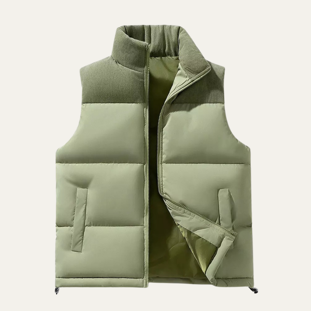 Port Isaac herre Stylish quiltet puffer Gilet