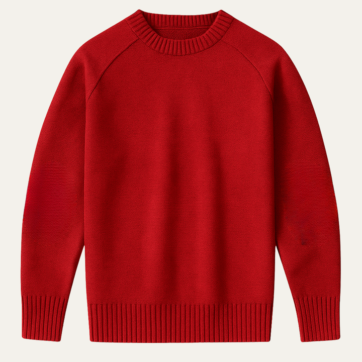 Briarwood | Herre Oversized strik trøje med Elbow Patches
