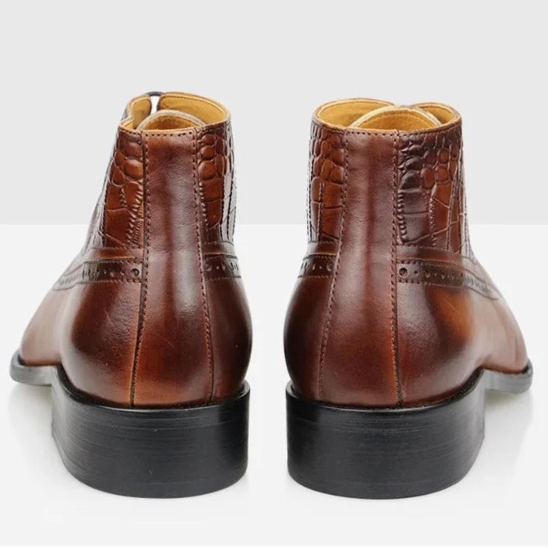 Modena | Herre Pointed Toe Oxford Ankle læder Boot