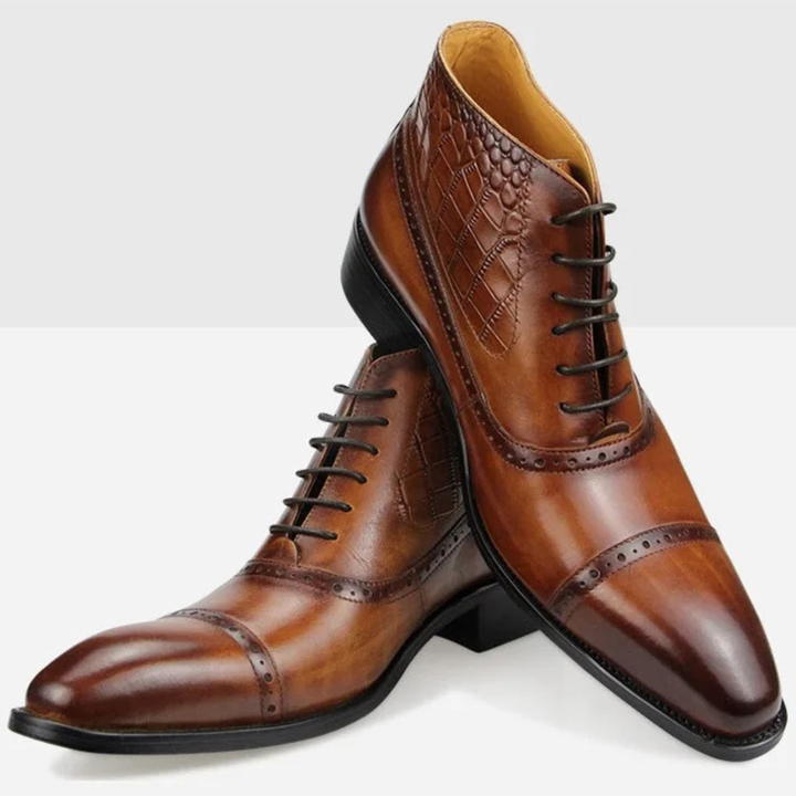 Modena | Herre Pointed Toe Oxford Ankle læder Boot
