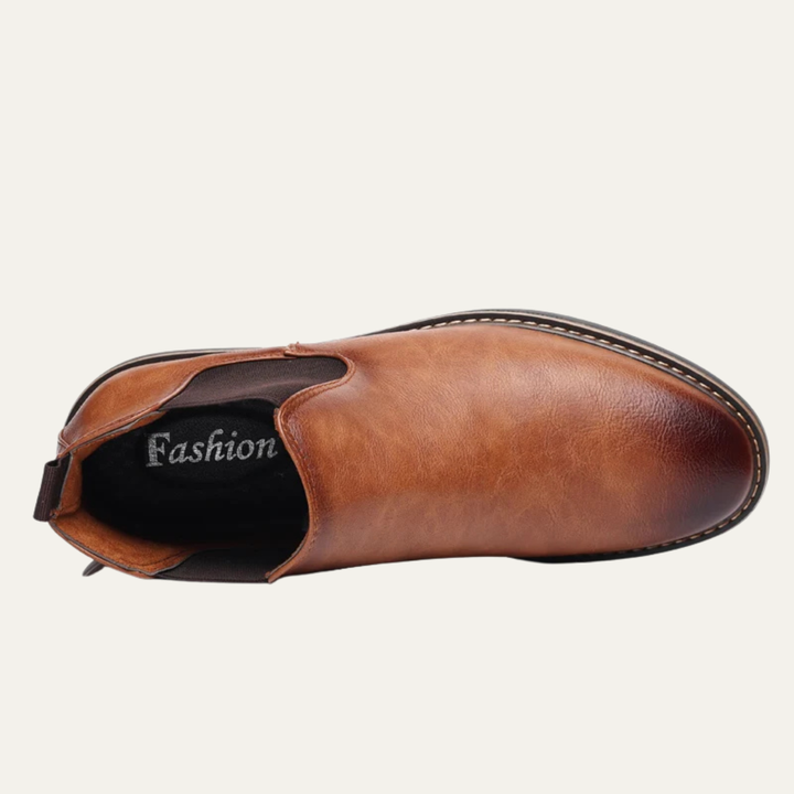 Bergamo | Herre Slip On vintage læder Chelsea Boot