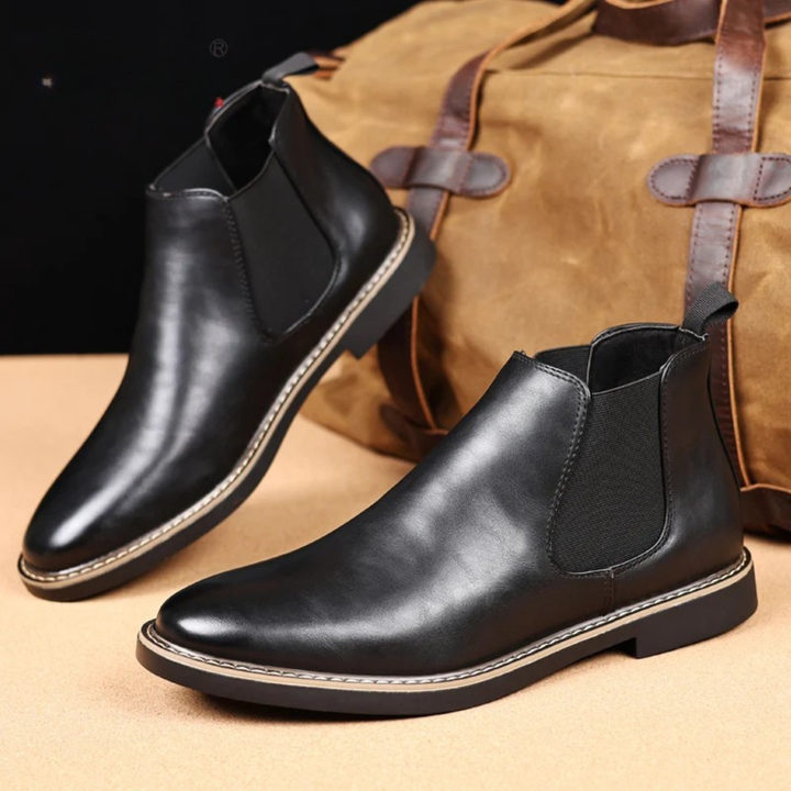 Bergamo | Herre Slip On vintage læder Chelsea Boot