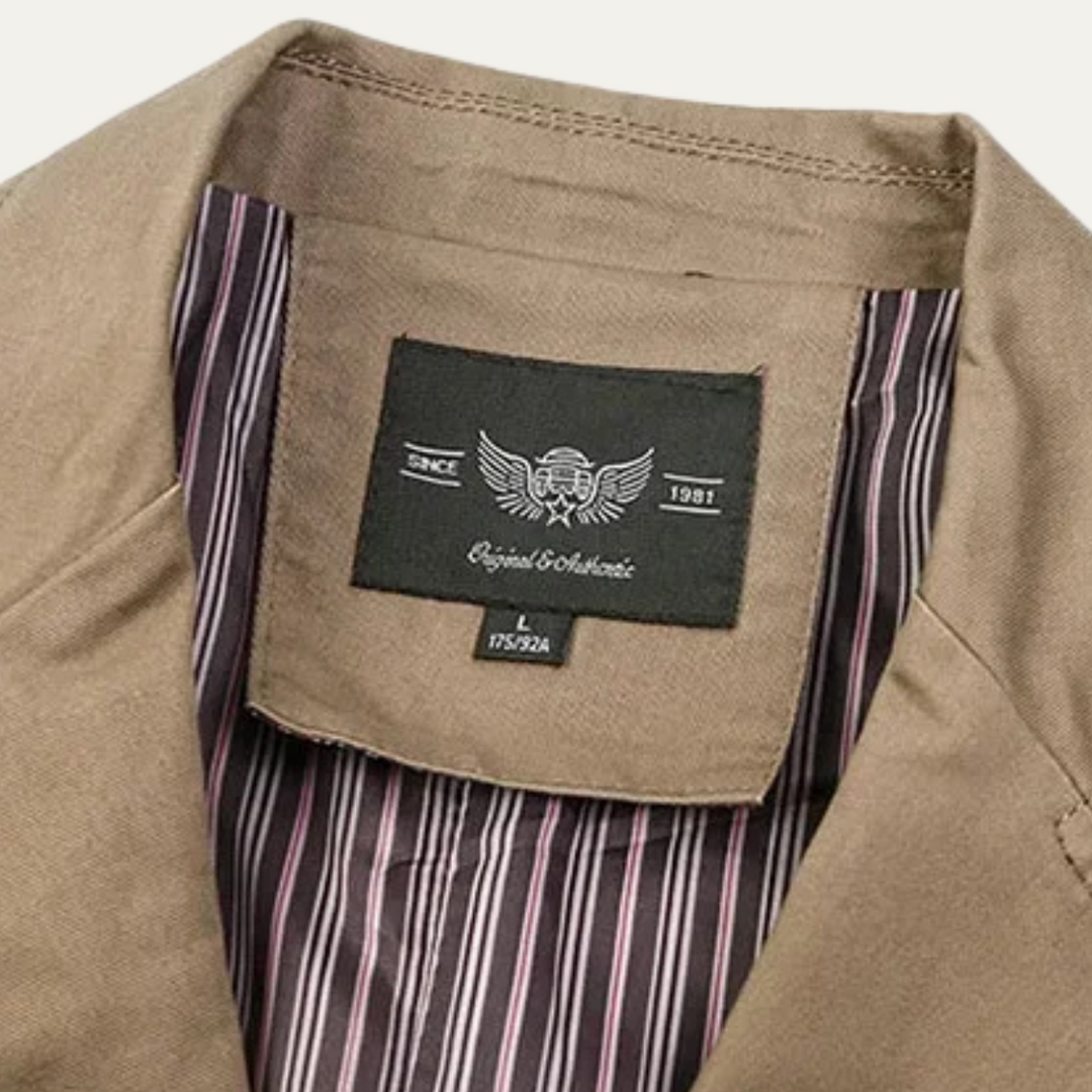 Freja Andersen | Herre afslappet let bomuld blazer