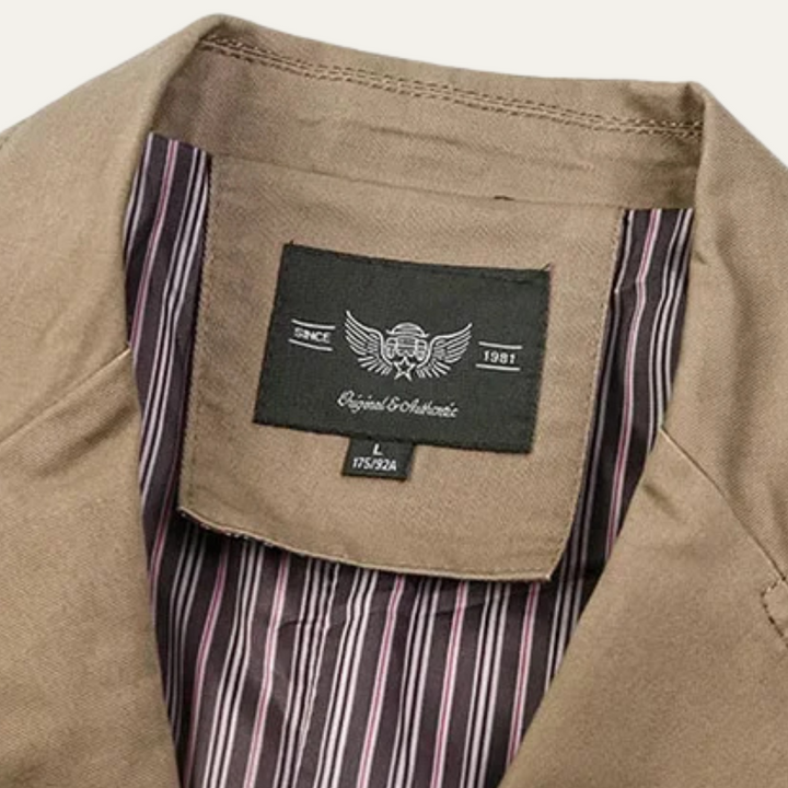 Freja Andersen | Herre afslappet let bomuld blazer