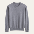 Toledo | Herre elegant strik merino uld V-hals trøje