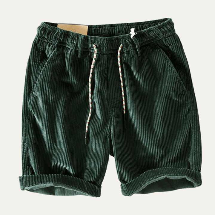 Freja Andersen | Herre Comfortable afslappet snøre fløjl shorts