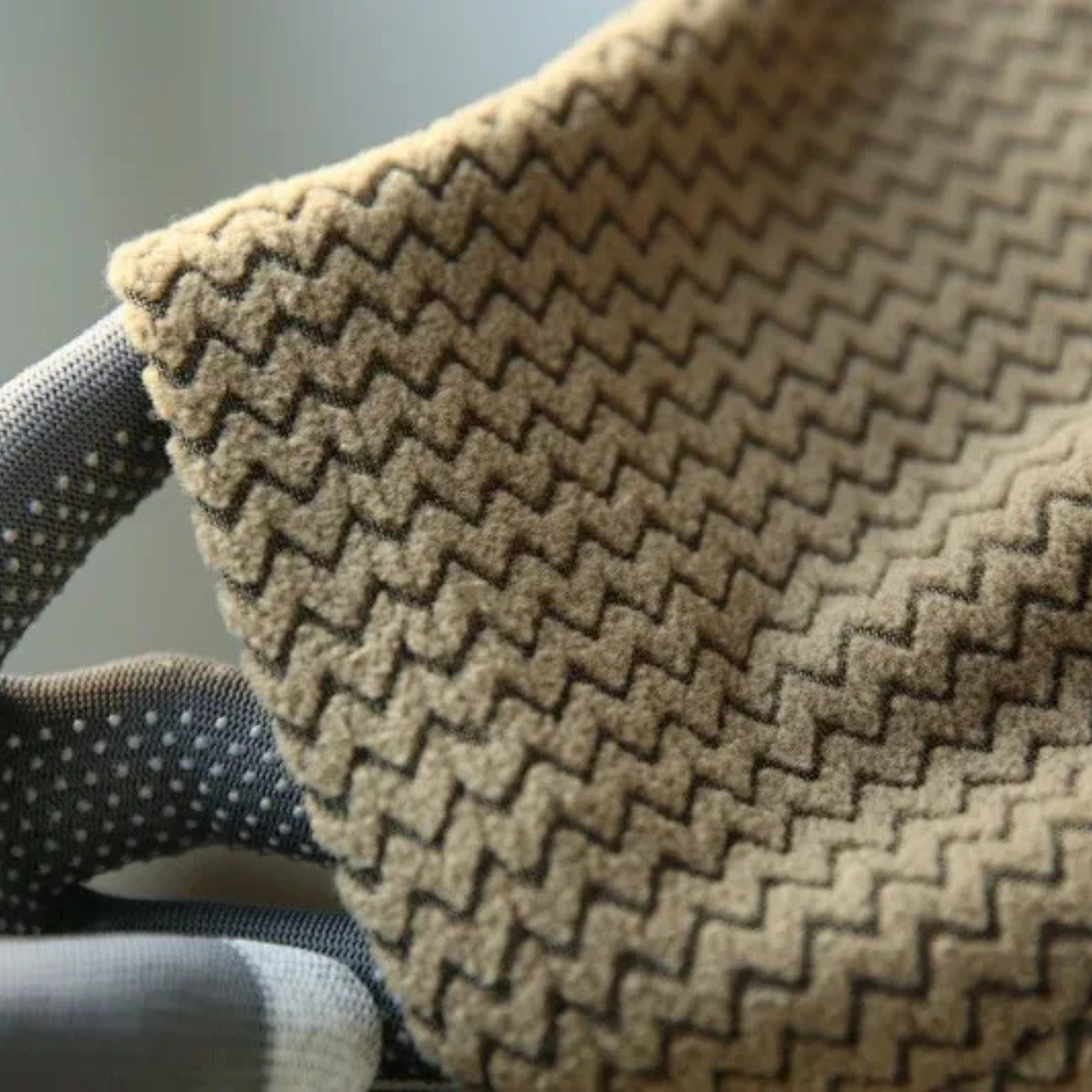 Kingsport | Herre tyk Waffle strik Fleece halv lynlås trøje