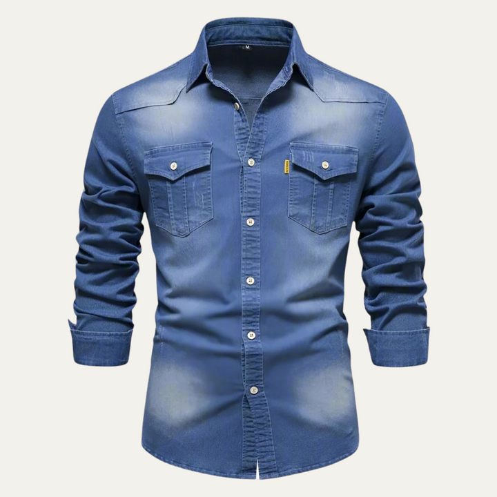 Ashford denim skjorte til mænd