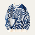 Paris | Herre merino uld trøje | eksklusiv Jacquard strik