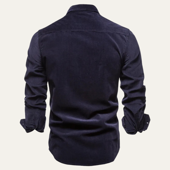 Freja Andersen | Herre slim fit trendy fløjl skjorte